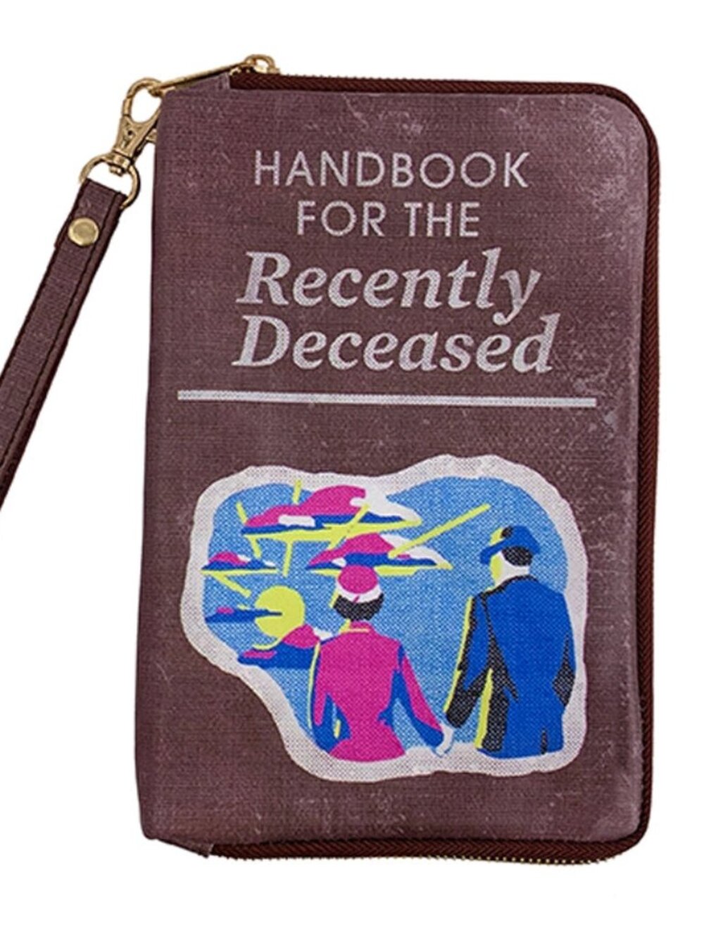 Beetlejuice Handbook for the Recently Deceased Wristlet Pouch
